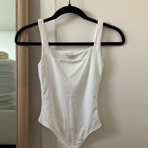 Aritzia Babaton Contour Bodysuit White XXS